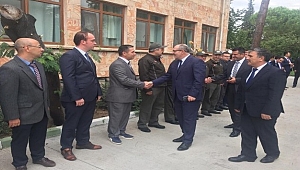 Demirci, Biga'da personel ile bir araya geldi