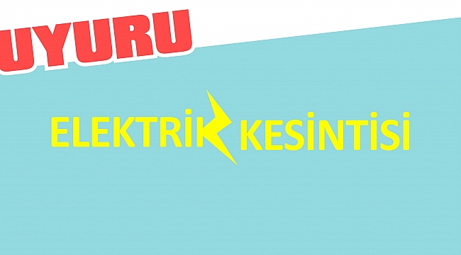 Çanakkale'de elektrik kesintisi