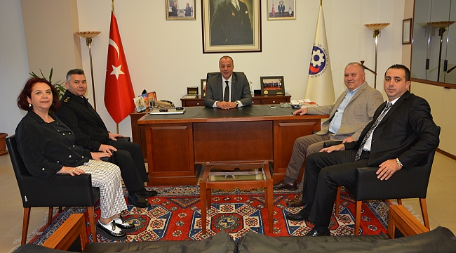 İL JANDARMA KOMUTANI EMRULLAH BÜYÜK ÇTSO YÖNETİM KURULU BAŞKANI SELÇUK SEMİZOĞLU’NA ZİYARETTE BULUNDU