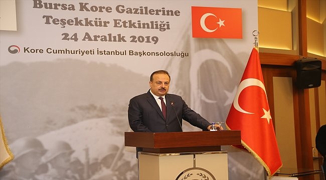 Bursa'da Kore gazilerine teşekkür programı