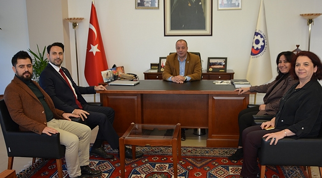 ÇANAKKALE AK PARTİ İL BAŞKANI NAİM MAKAS ÇTSO YÖNETİM KURULU BAŞKANI SEMİZOĞLU’NU ZİYARET ETTİ