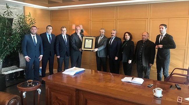 ÇTSO Şeref Üyesi Engin'e ziyaret