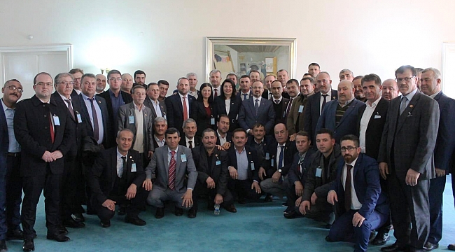 Biga Muhtarları Turan ve İskenderoğlu’nun Misafiri