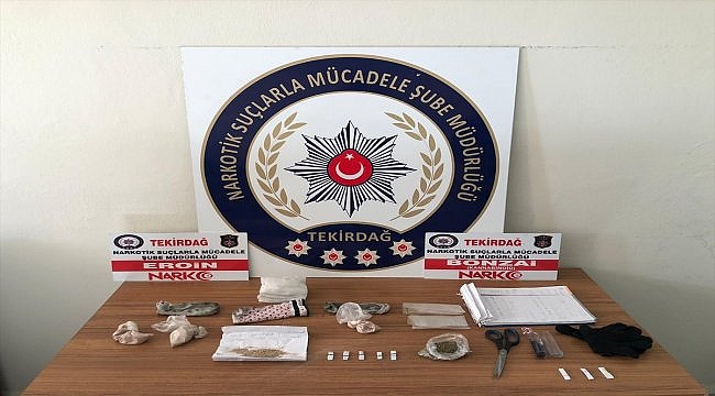 Çorlu'da uyuşturucu operasyonunda 1 kişi yakalandı