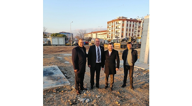 ÇTSO YÖNETİM KURULU BAŞKANI SELÇUK SEMİZOĞLU EZİNE PAZAR YERİNİ  ZİYARET ETTİ