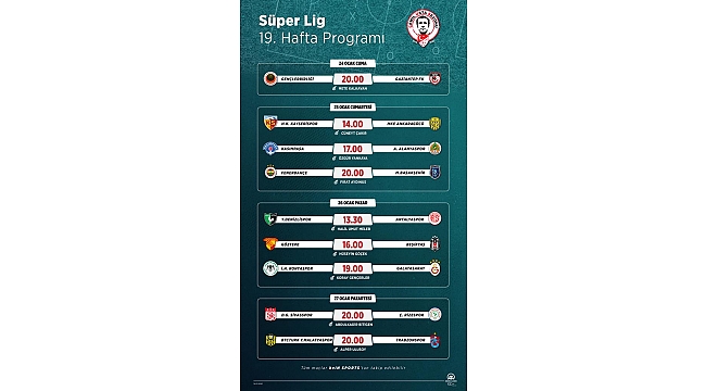 Futbol: Haftanın programı