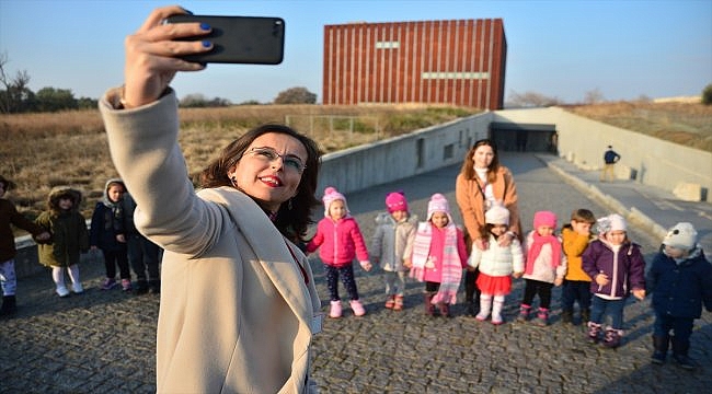 Troya Müzesi'nde "Müzede Selfie Günü" etkinliği yapıldı