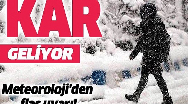 Uyarı Üzerine Uyarı Kar Geliyor