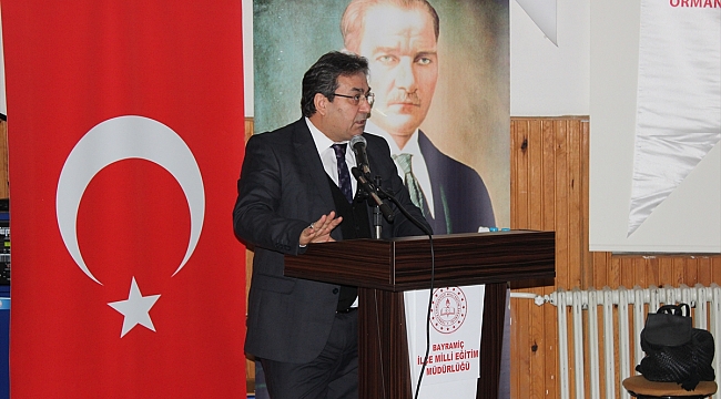 Bayramiç'te çiftçilere tarım sigortaları anlatıldı