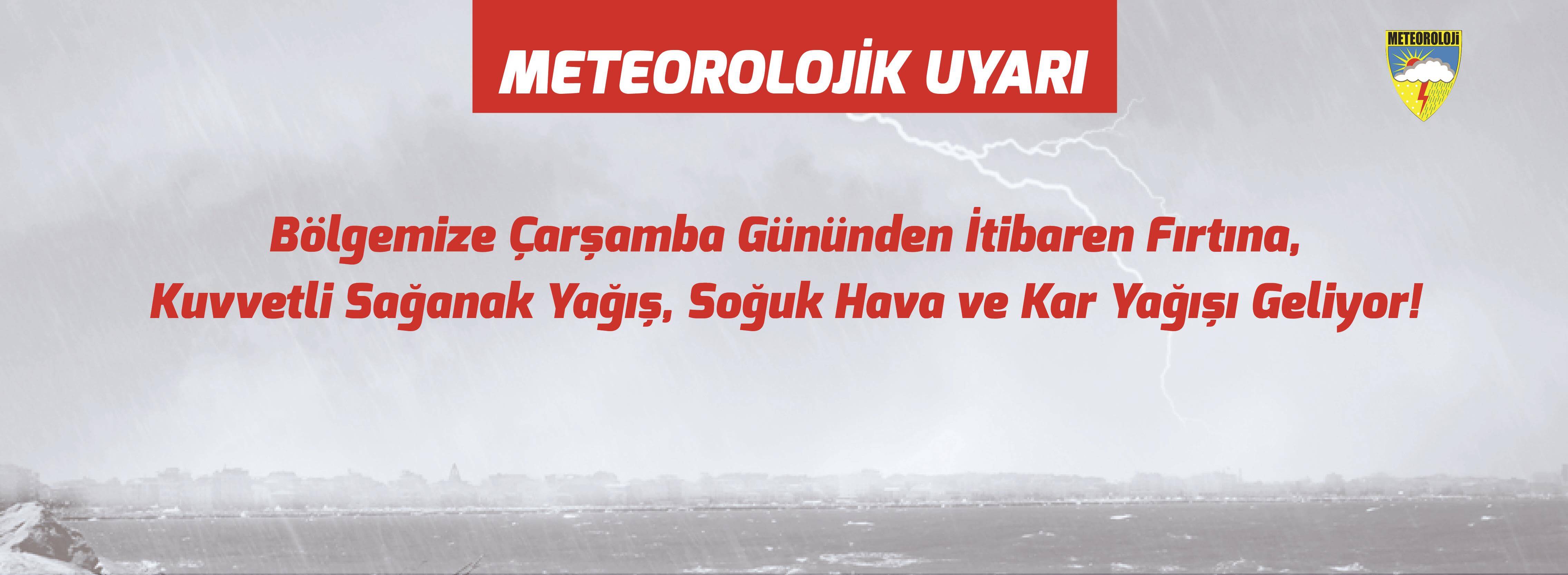 KUVVETLİ SAĞANAK YAĞIŞ VE KAR YAĞIŞI!