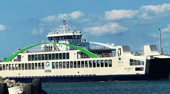 Çanakkale'de arabalı vapur sefer sayısı azaltıldı