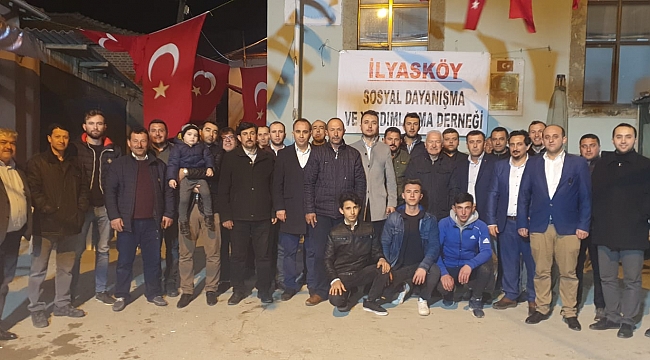 İLYAS KÖY SOSYAL YARDIMLAŞMA VE DAYANIŞMA DERNEĞİ ŞEHİTLER İÇİN MEVLÜT OKUTTU.