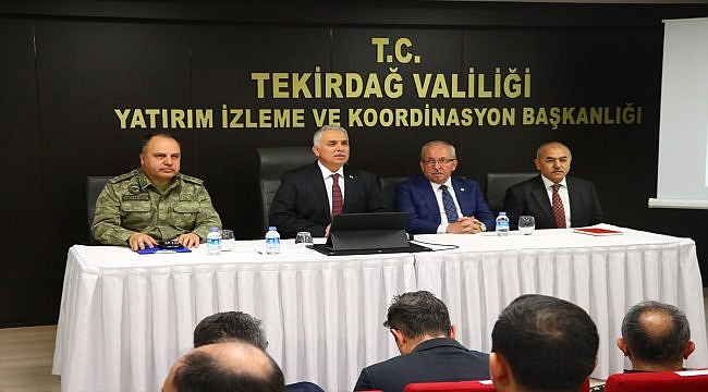Tekirdağ'da "koronavirüs bilgilendirme toplantısı" düzenlendi