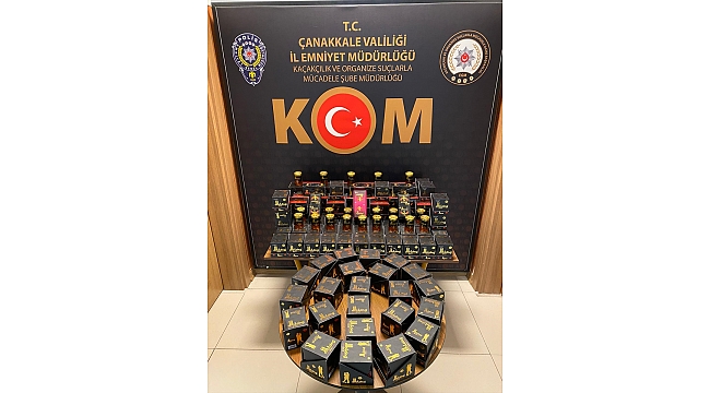 Çanakkale'de sahte ürün operasyonu