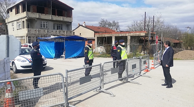 Çanakkale Valisi Orhan Tavlı koronavirüs önlemlerini denetledi