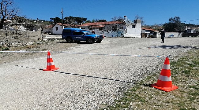 Çanakkale'de bir köye giriş ve çıkışlar kapatıldı