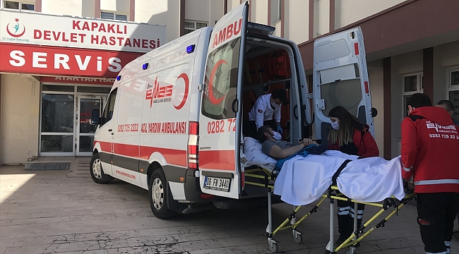 Tekirdağ'da komşular arasındaki kavgada 1 kişi bıçakla yaralandı