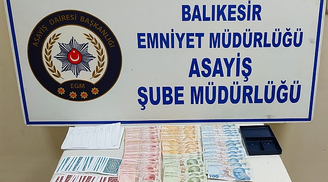 Balıkesir'de kumar oynayan 7 kişiye para cezası