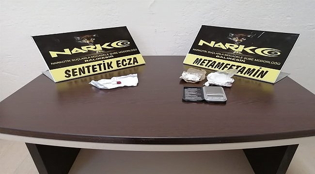 Balıkesir'de uyuşturucu operasyonlarında 2 tutuklama