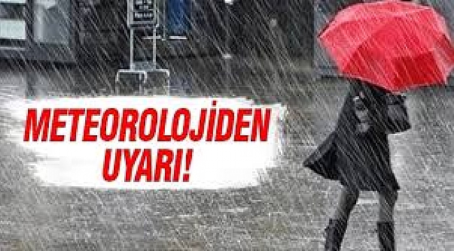 Çanakkale için şiddetli yağış  uyarısı