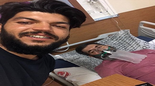 Hastanede yanından ayrılmayan oğlunun desteğiyle 17 günde sağlığına kavuştu