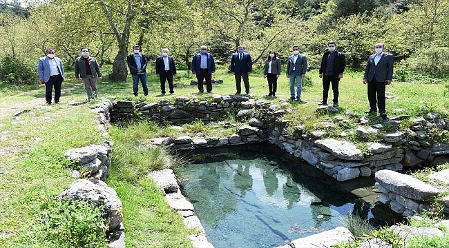 Lapseki'de tarihi kaplıca suyu turizme kazandırılacak