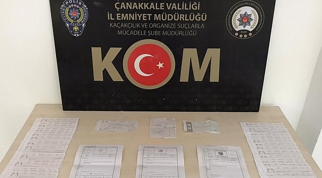Biga'da tefecilik operasyonunda yakalanan 2 şüpheliden biri tutuklandı