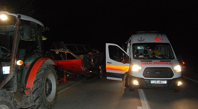Çanakkale'de trafik kazası: 1 ölü, 1 yaralı