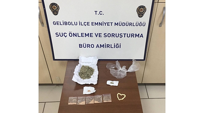 Gelibolu'da uyuşturucu operasyonu