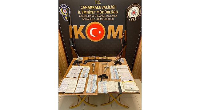 Çanakkale'de Ateşbank’ lakaplı tefecilik çetesi çökertildi