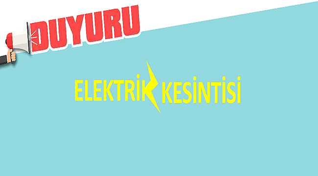 Dikkat! Çanakkale'de  Elektrik kesintisi