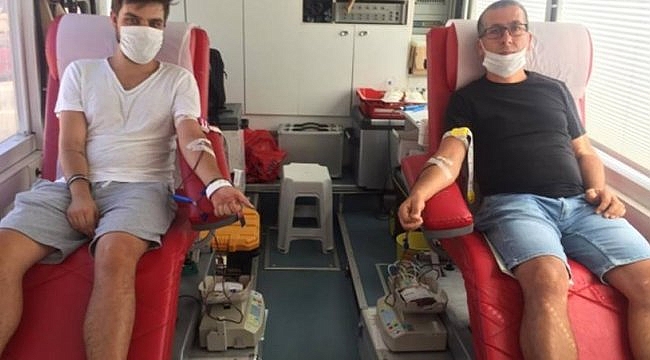 Gelibolu'da Kızılay'a 160 ünite kan bağışı yapıldı