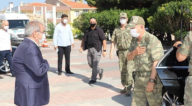 Korgeneral Aksakallı'dan veda ziyaretleri