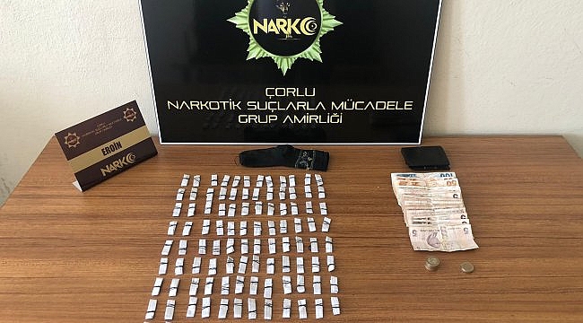 Tekirdağ'da uyuşturucu operasyonu