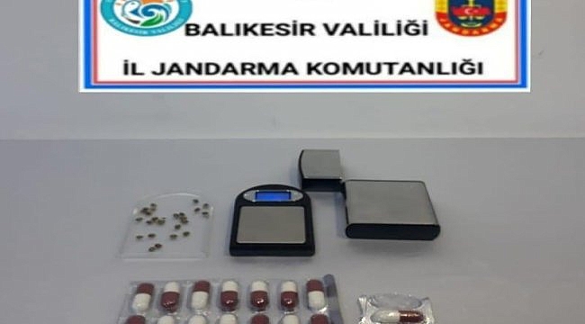 Balıkesir'de uyuşturucu operasyonunda 2 şüpheli gözaltında