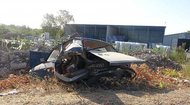 Çanakkale'de trafik kazası: 1 yaralı