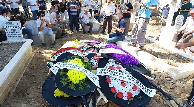 Kalp krizi sonucu vefat eden uzman çavuş Ezine'de son yolculuğuna uğurlandı