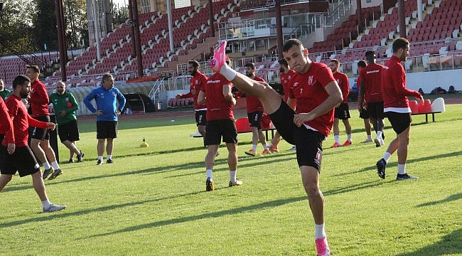 Balıkesirspor, Bursaspor maçı hazırlıklarını sürdürdü
