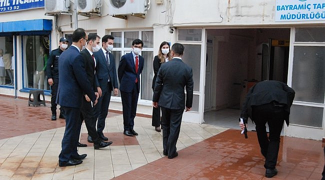 Çanakkale Valisi Aktaş Bayramiç ilçesini ziyaret etti