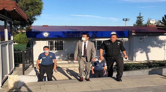 Çanakkale Valisi Aktaş'tan polis merkezlerine ziyaret