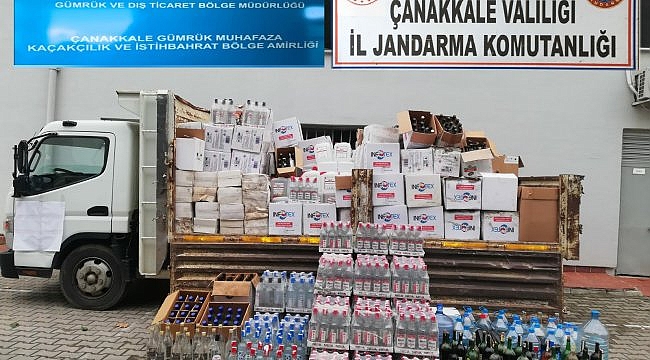 Çanakkale'de sahte içki operasyonu: 5 gözaltı