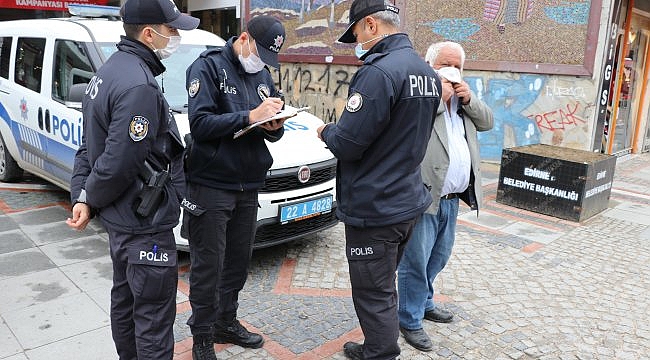 "Hastayım" bahanesiyle maske takmayan kişiye ceza uygulandı