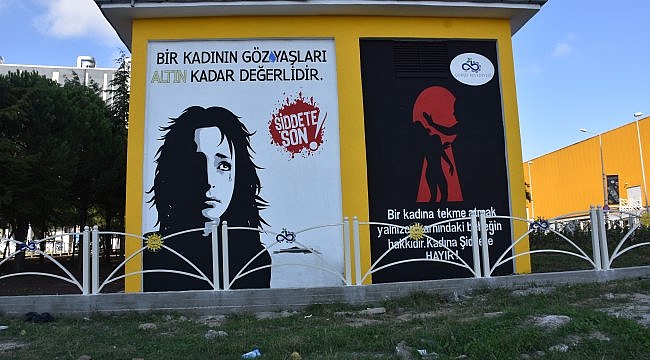 Tekirdağ'da trafo duvarlarına çizilen resimlerle "sosyal mesaj" verilecek