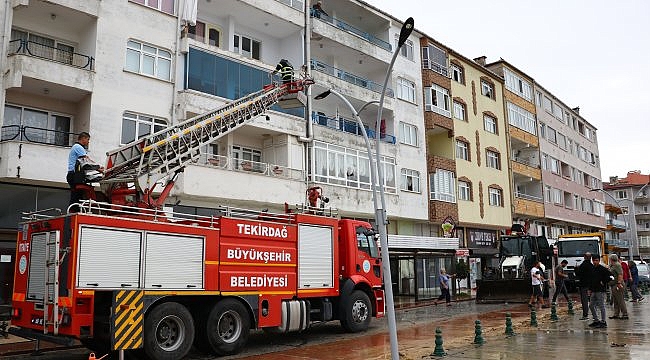 Tekirdağ'daki hortumu yaşayanlar anlattı
