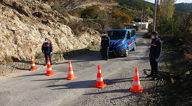 Çanakkale'de bir köy karantinaya alındı