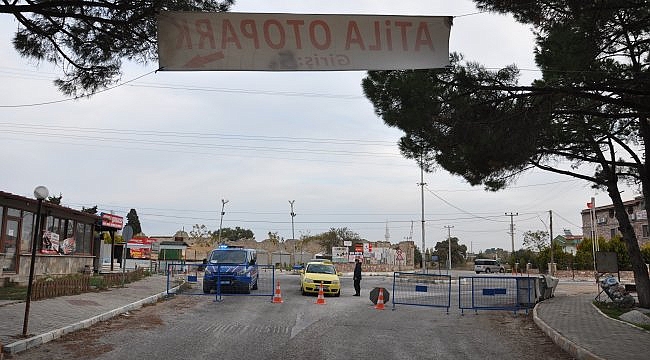 Çanakkale'de bir köyde Kovid-19 karantinası başlatıldı