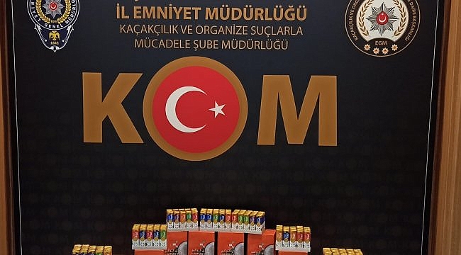 Çanakkale'de kaçak sigara operasyonu