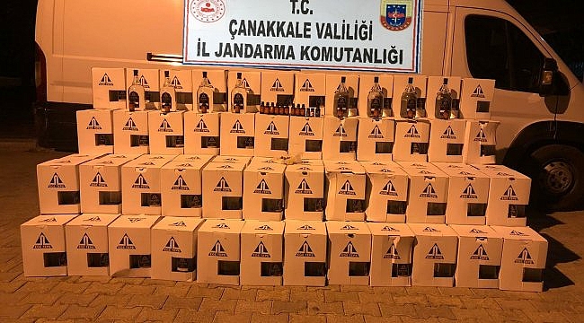 Çanakkale'de sahte içki operasyonu