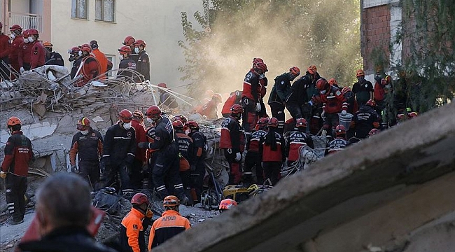İzmir'deki depremde can kaybı 91'e yükseldi