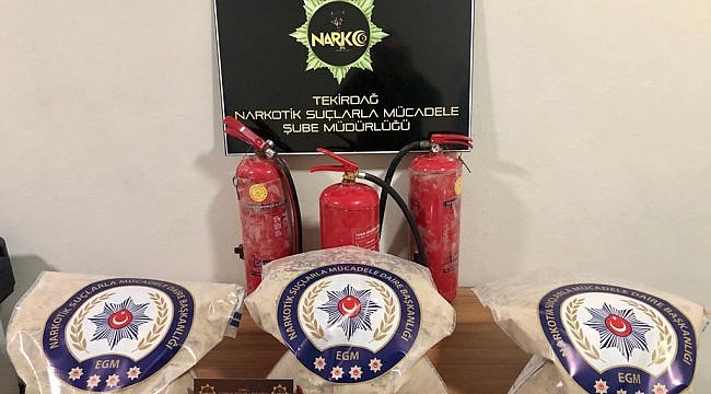 Tekirdağ'da otomobilinde eroin ele geçirilen sürücü tutuklandı